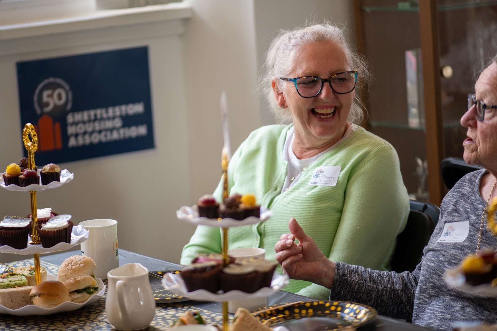 Shettleston Housing Association has launched its 50th anniversary celebrations with a tea party for its longest-standing tenants