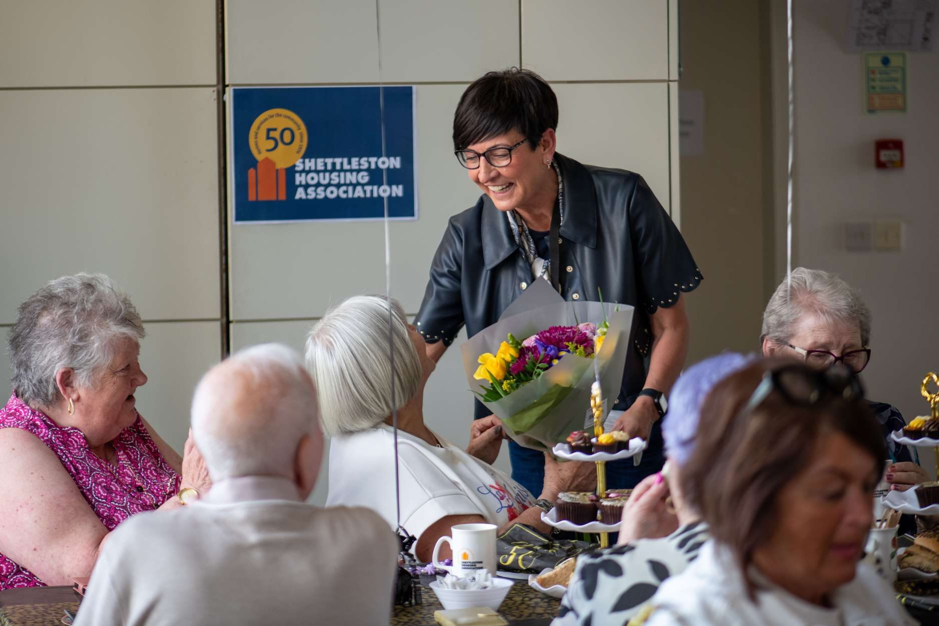 Shettleston Housing Association has launched its 50th anniversary celebrations with a tea party for its longest-standing tenants