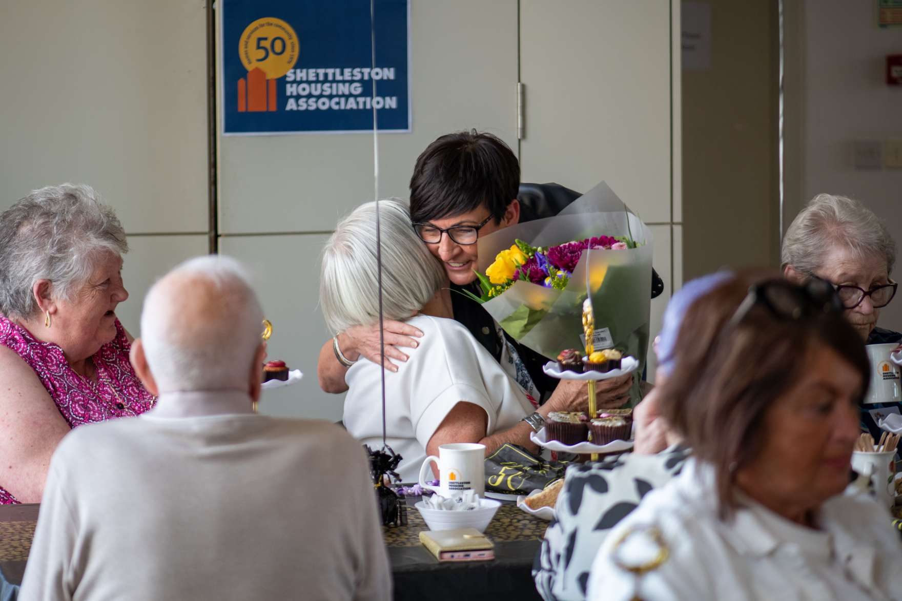 Shettleston Housing Association has launched its 50th anniversary celebrations with a tea party for its longest-standing tenants