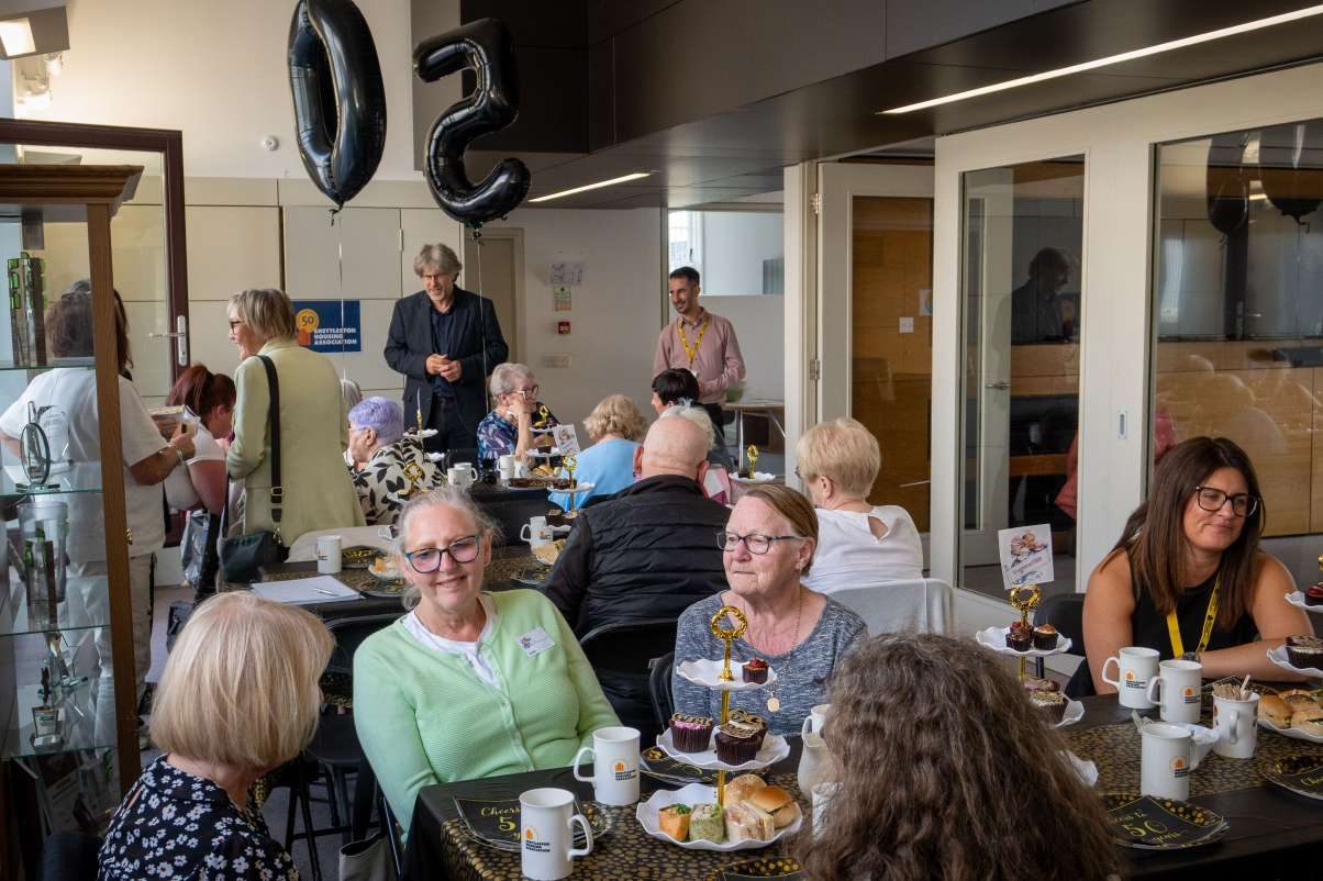 Shettleston Housing Association has launched its 50th anniversary celebrations with a tea party for its longest-standing tenants